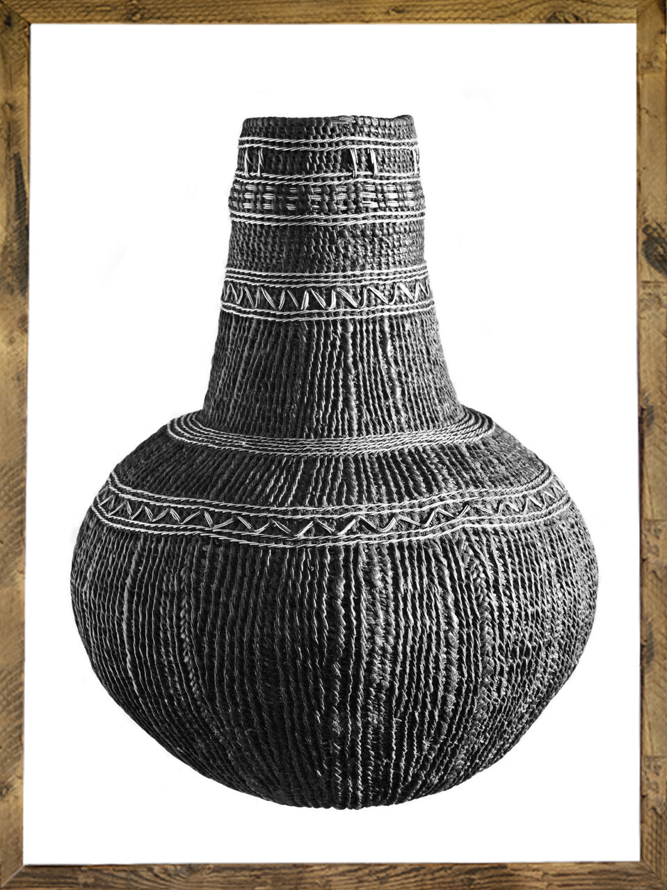 Ethiopian Jug David Ballam Photography with Frame