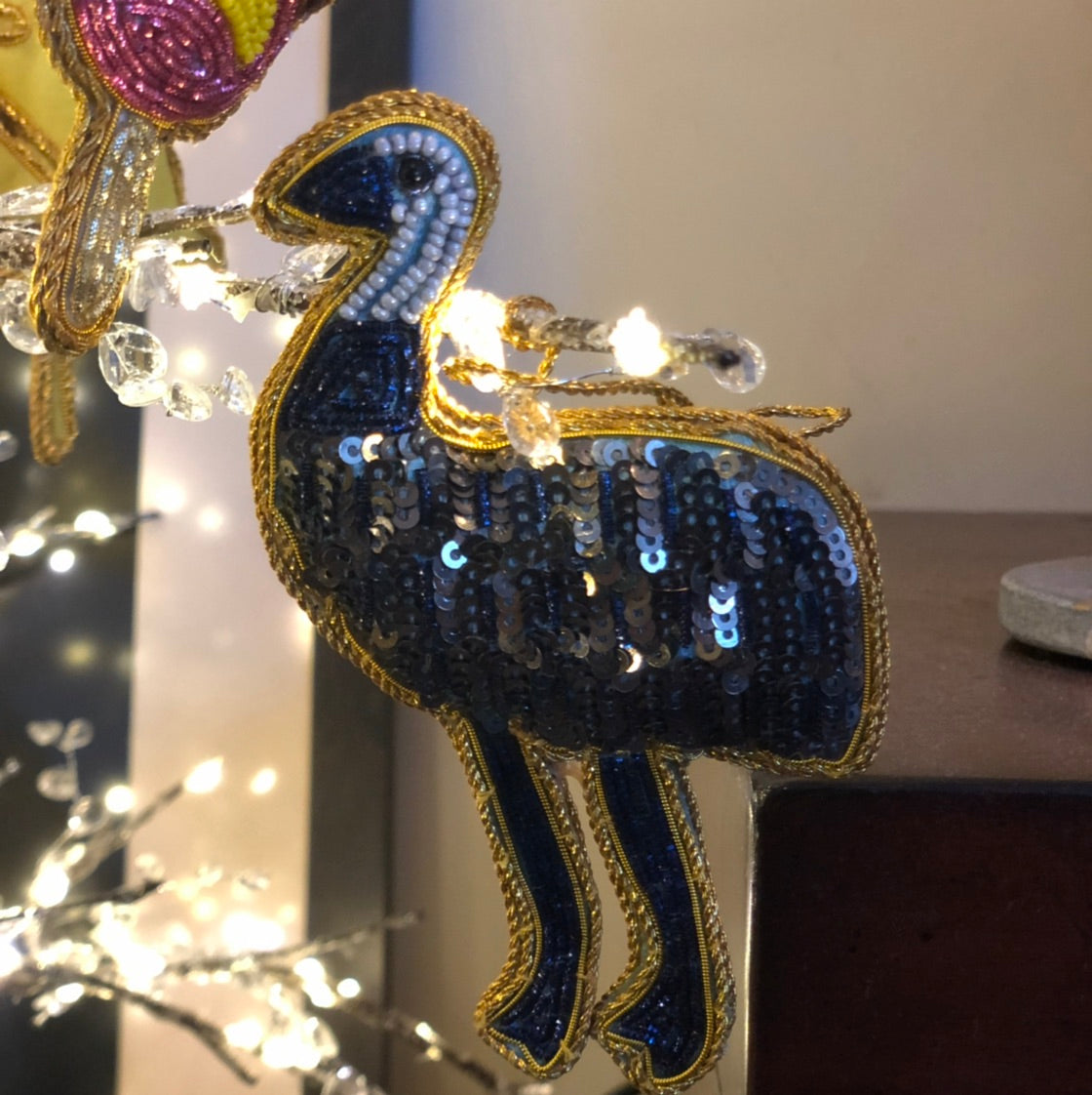 Emu Sequin Hanging Decoration