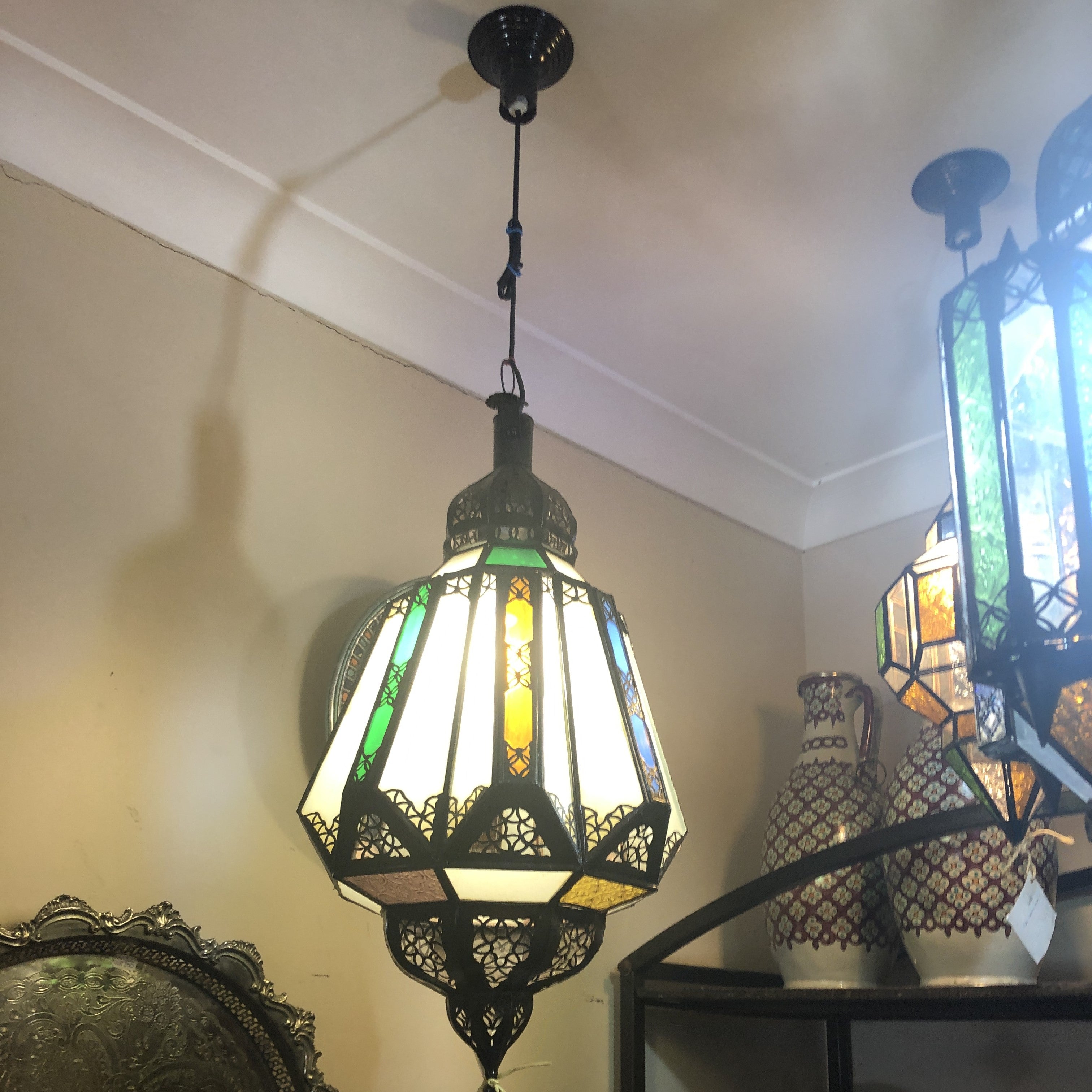Moroccan Tapered Hanging Lantern