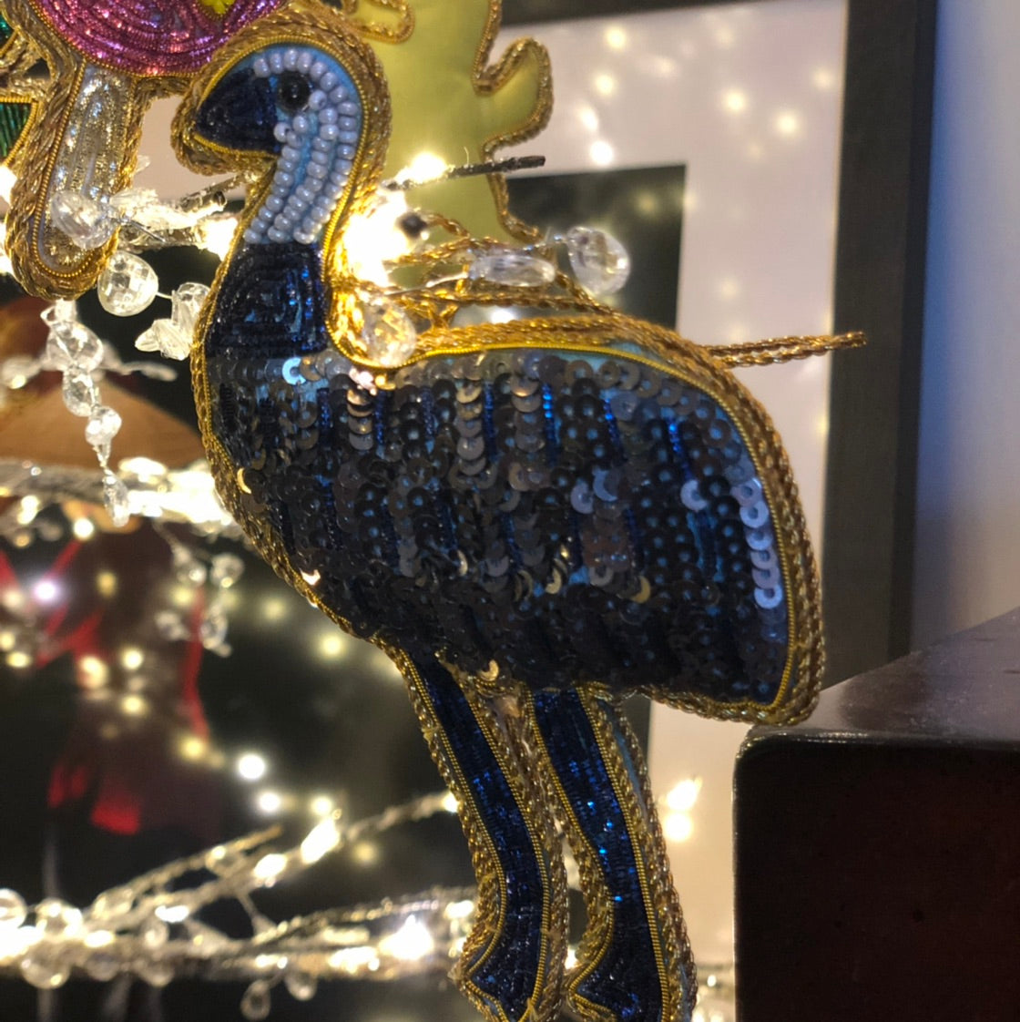 Emu Sequin Hanging Decoration