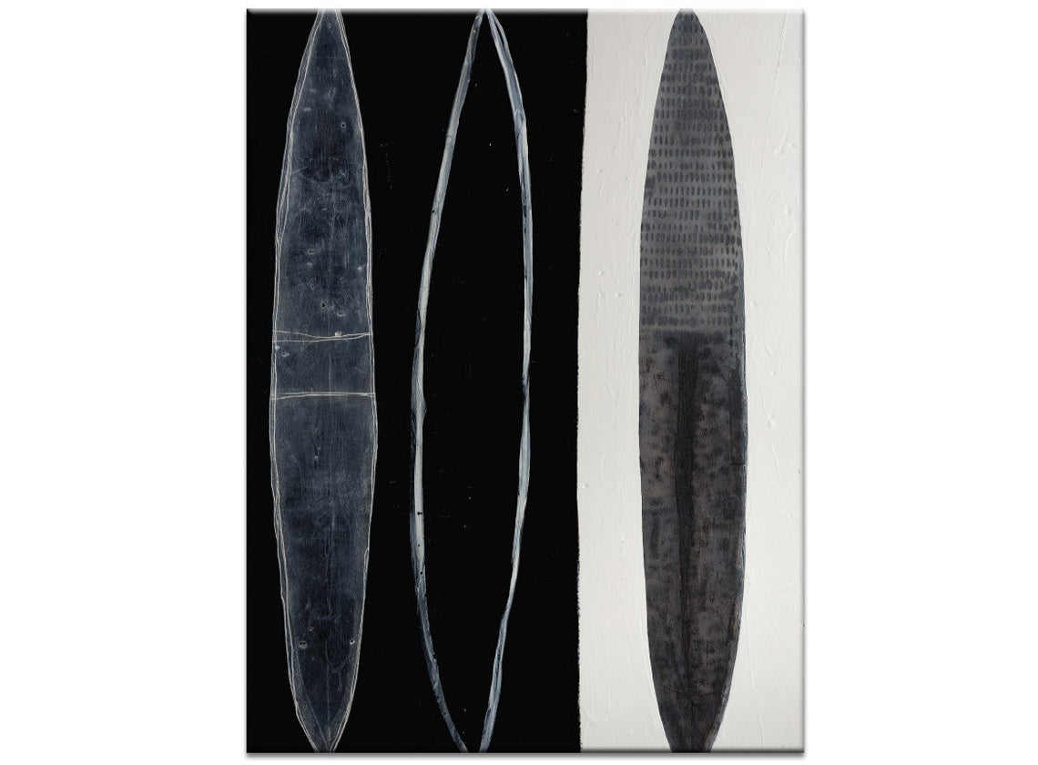 Shields in Grey 1 Print by Katherine Boland