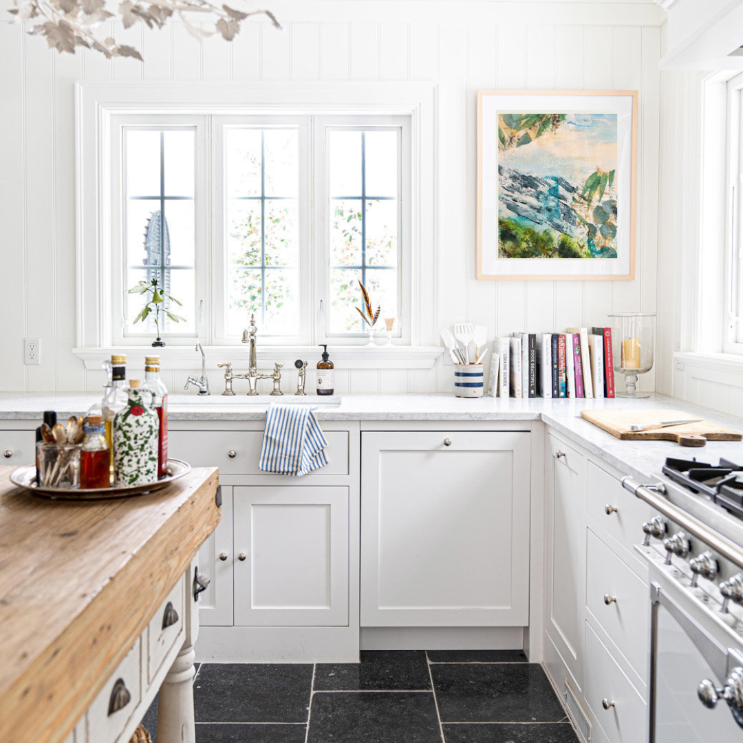 'Soldier's Point' with Oak Floating Frame