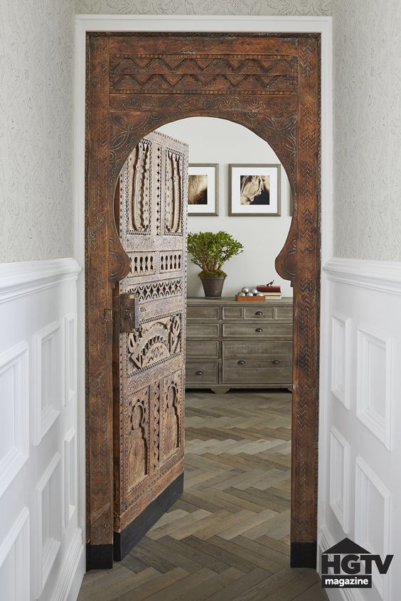 Marrakech Arched Working Door and Frame