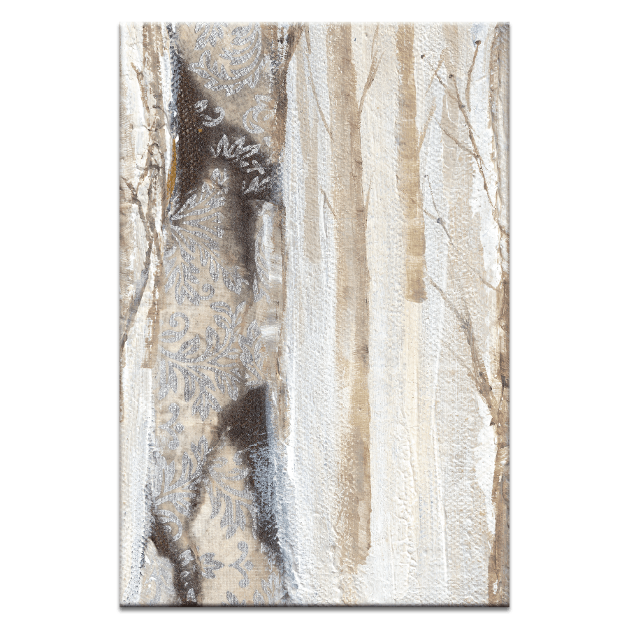 Moonlit Trees I Print by Karen Hopkins