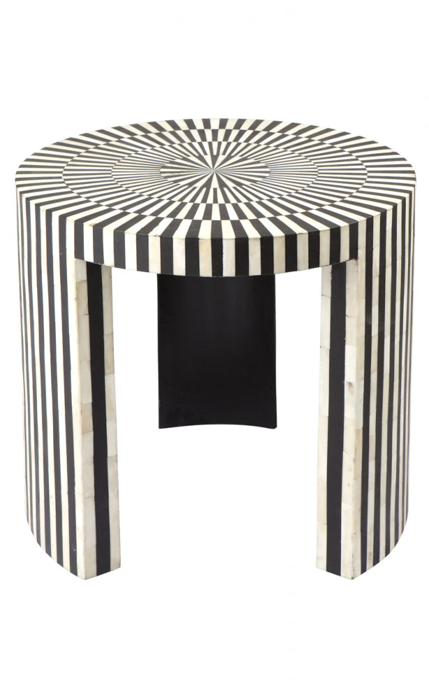 Bone Inlay Alfie Side Table