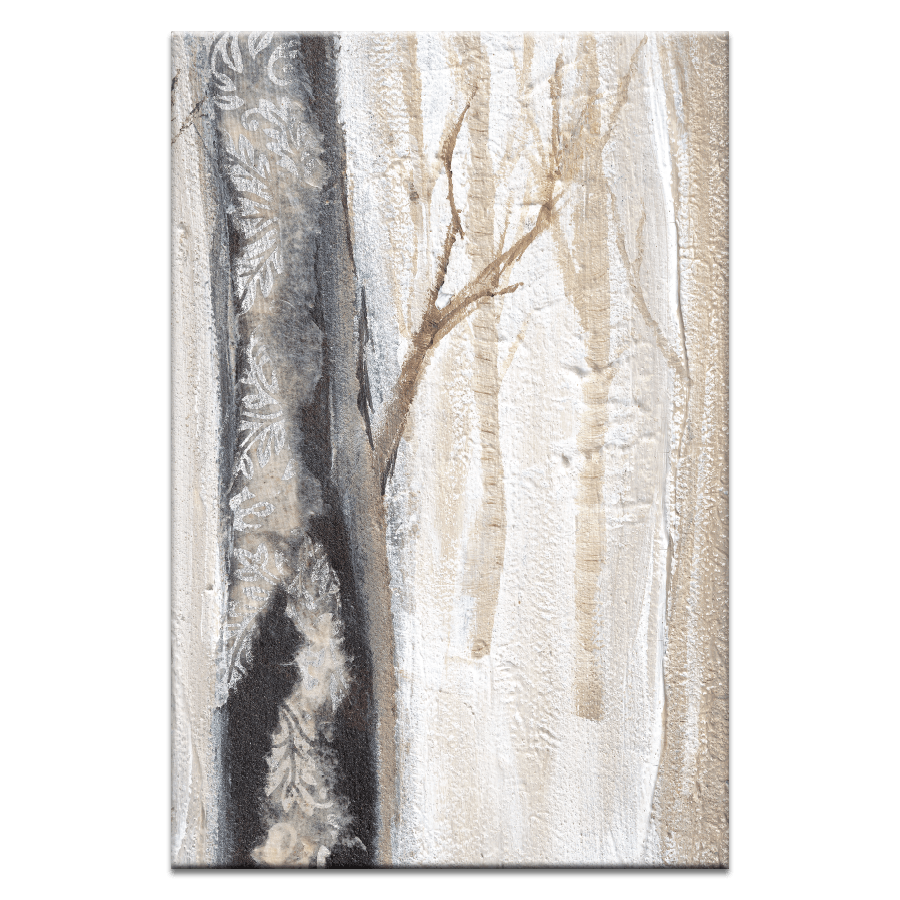 Moonlit Trees III Print by Karen Hopkins