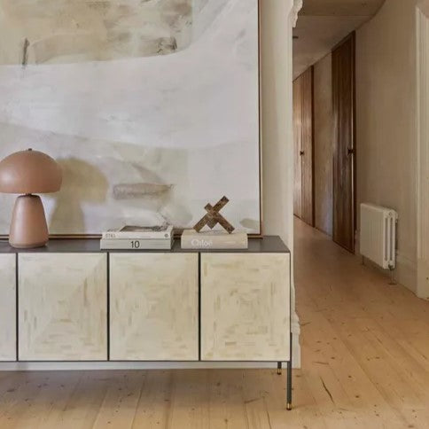 Mushroom Table Lamp in Clay