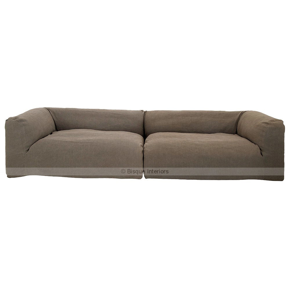 Marsh 4 Seater Sofa in Taupe