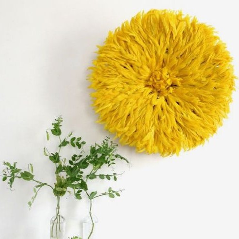 Small Bamileke Feather Juju Headdress