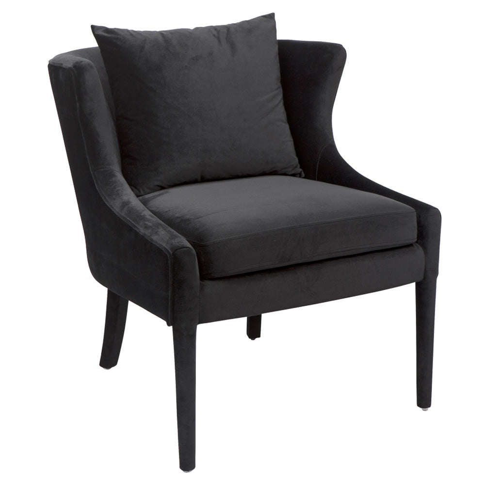 Tillie Arm Chair in Black