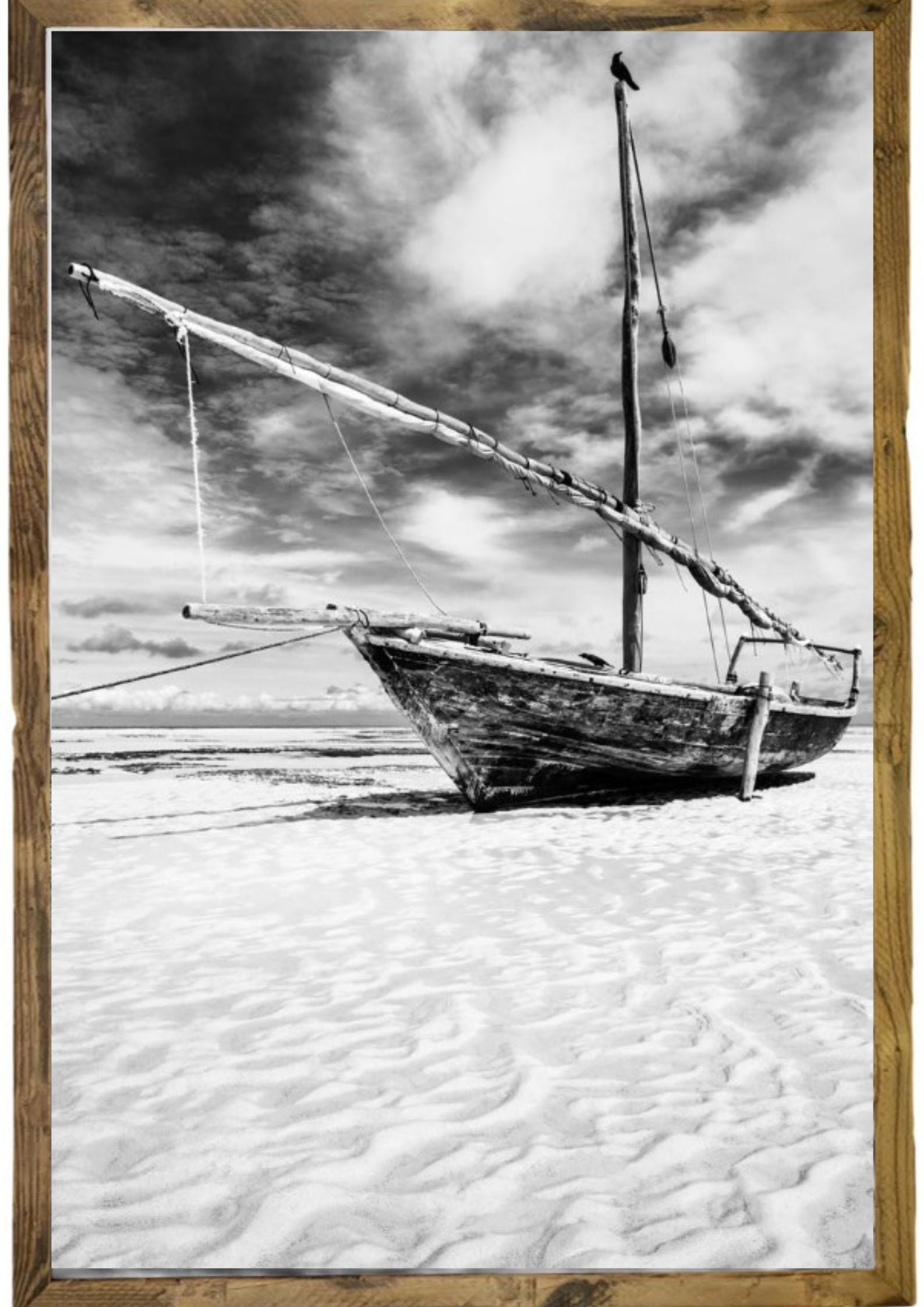 Low Tide David Ballam Photography with Frame