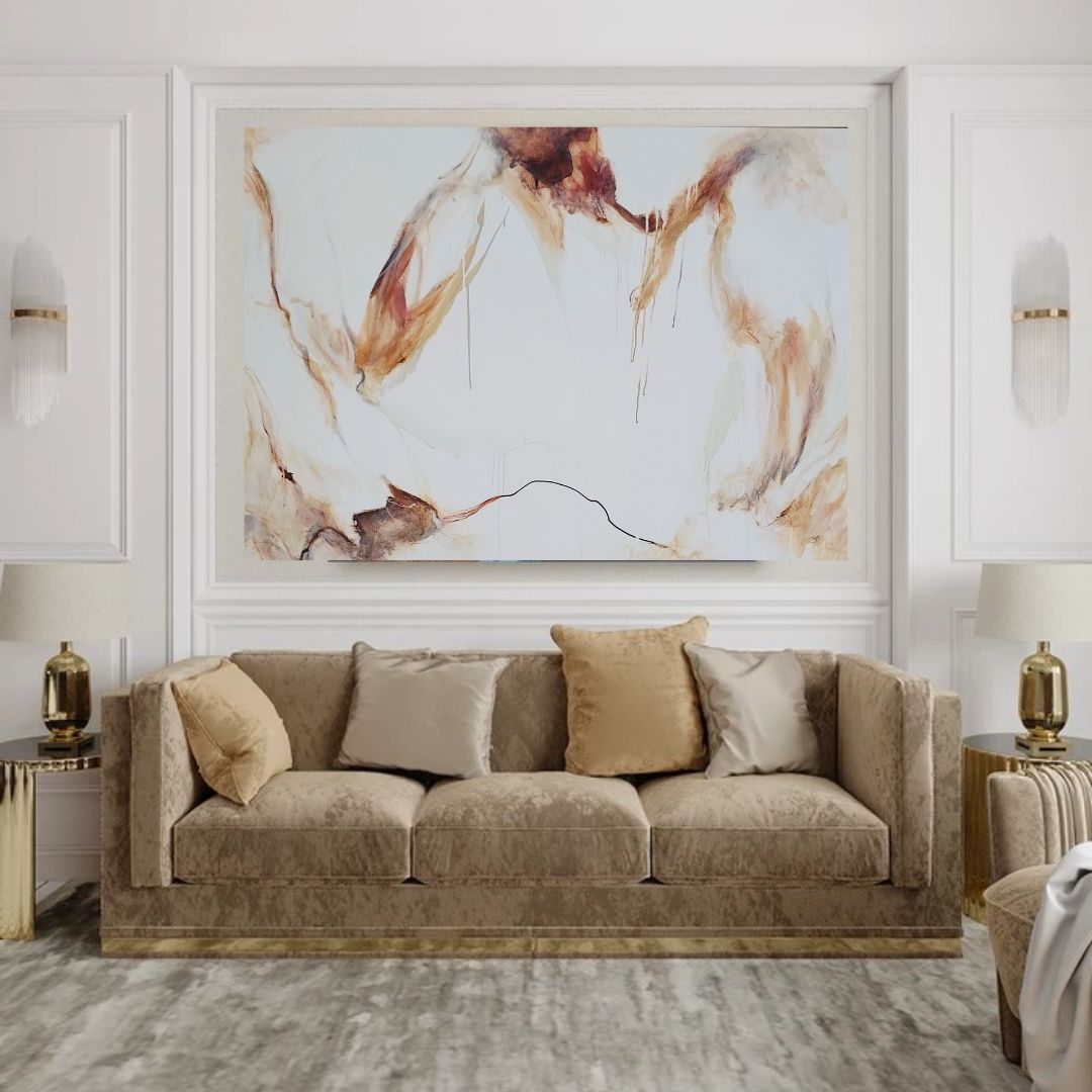 Through the Ghost Gums by Cheryl Harrison - Acrylic on Canvas