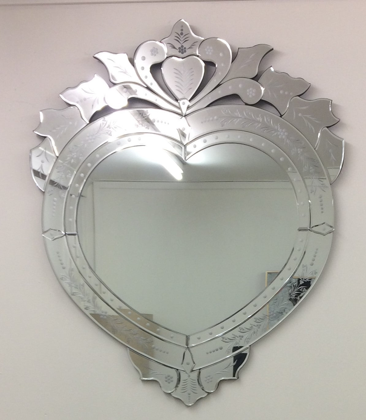 Venetian Heart Mirror