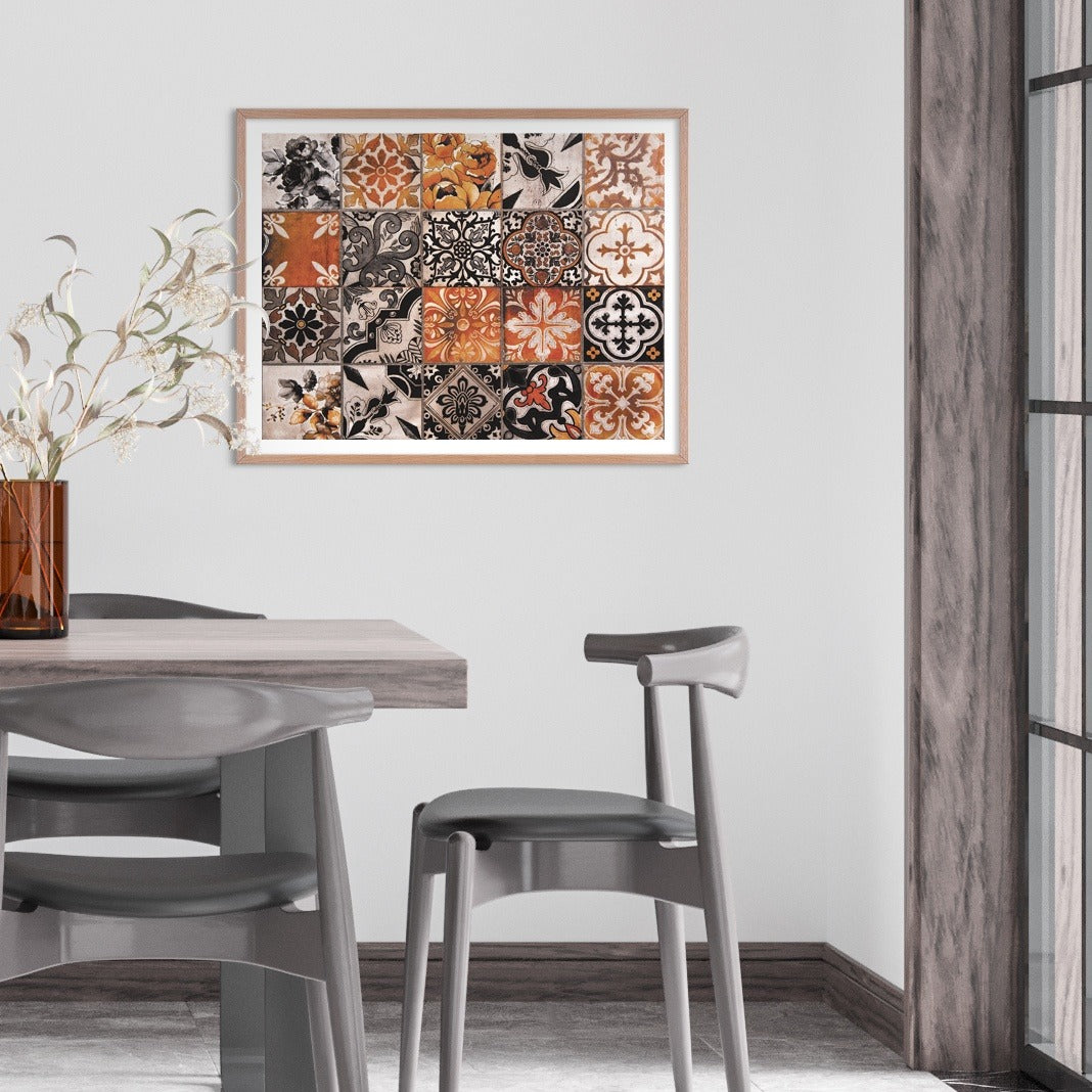 Moorish Orange Art Work