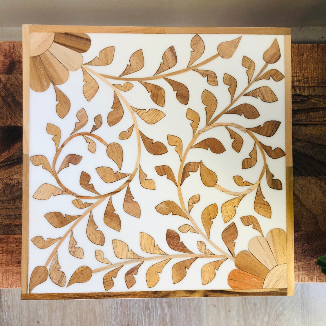 Timber Inlay Trivet in Natural