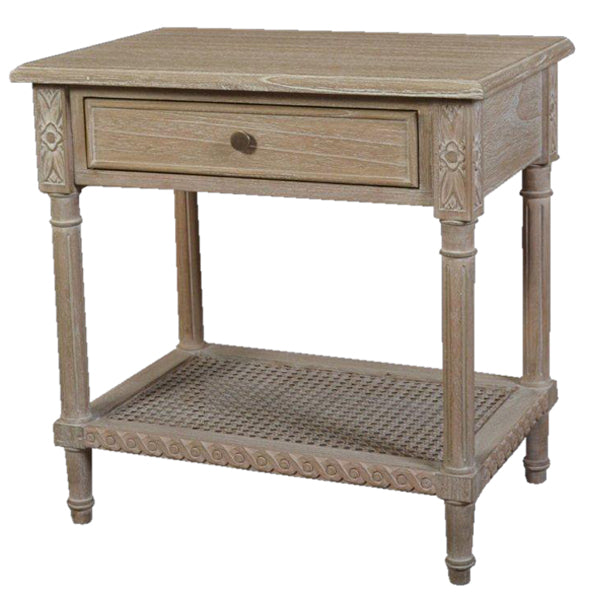Nimes Side Table Oak Wash