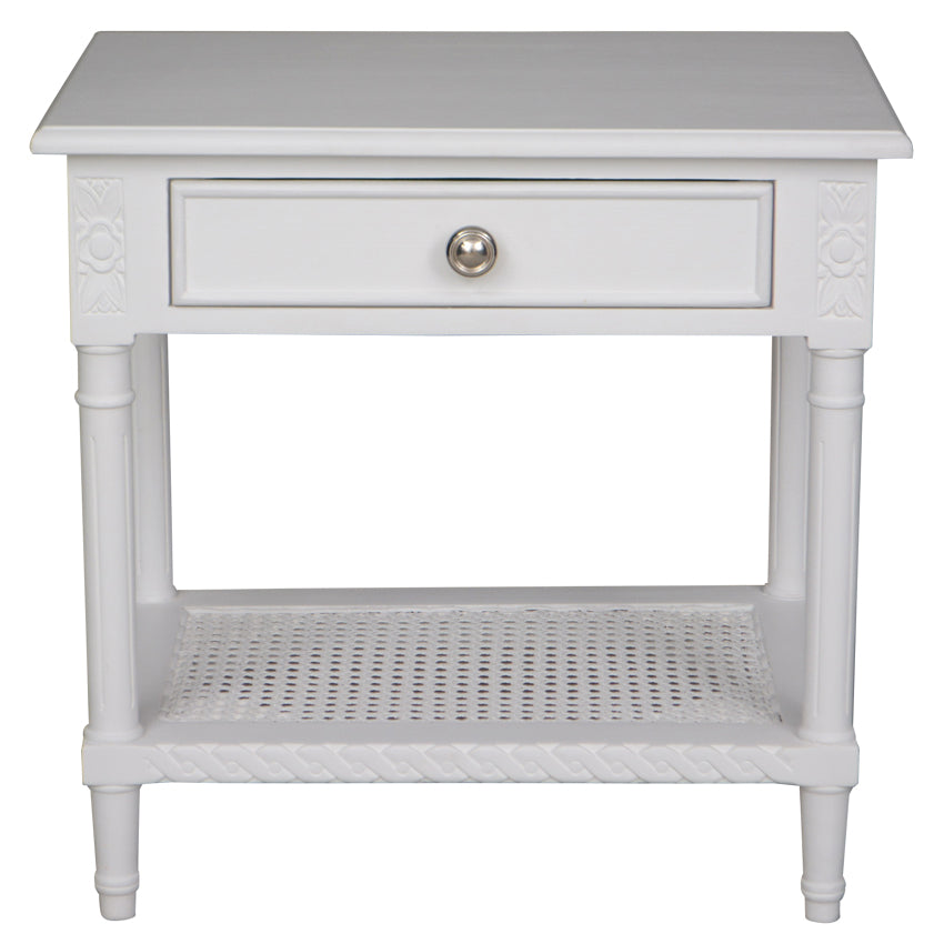 Nimes Side Table in White