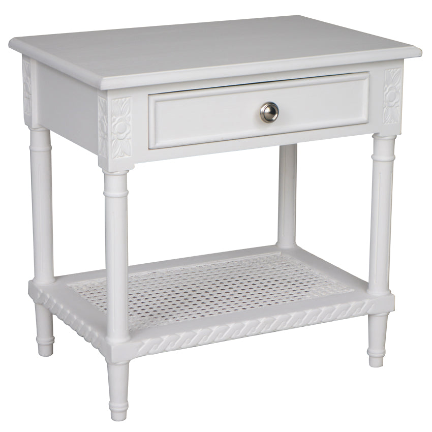 Nimes Side Table in White