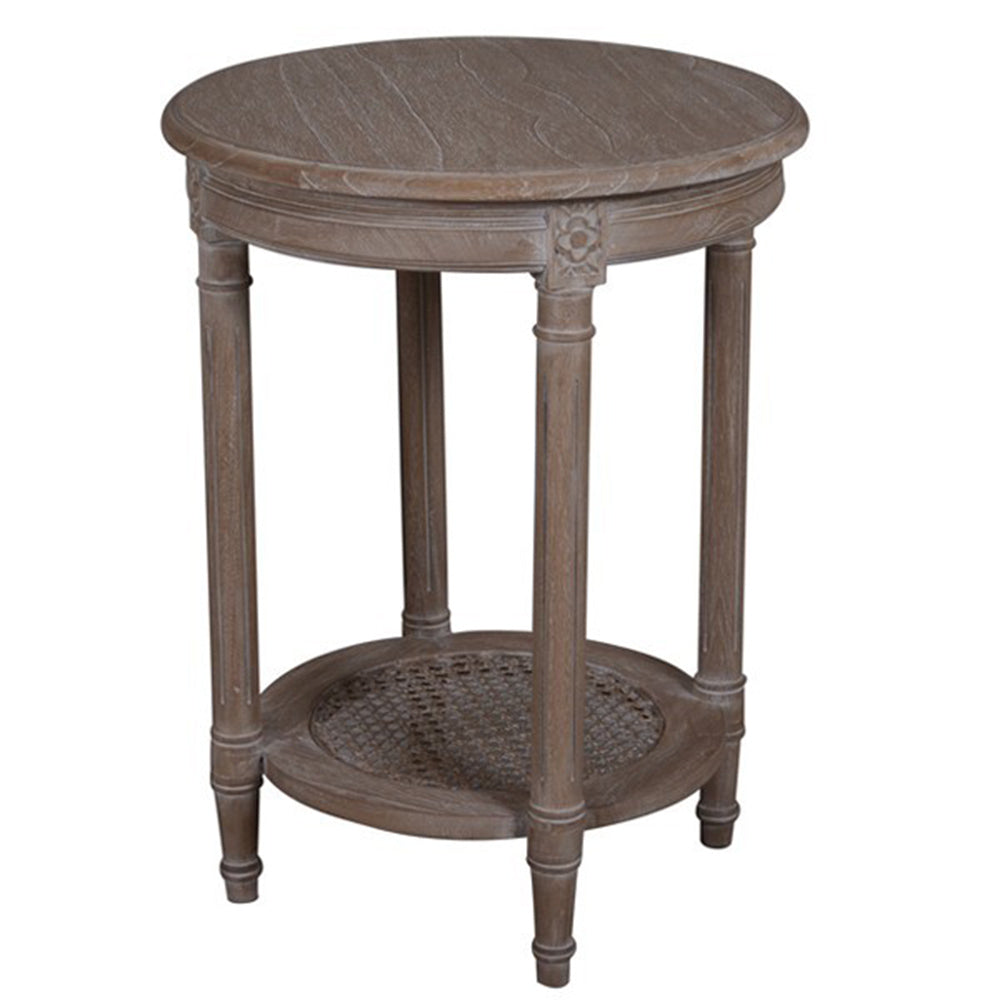 Pollo Occasional Round Table in Oak Wash