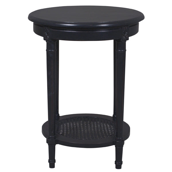 Pollo Occasional Round Table in Black