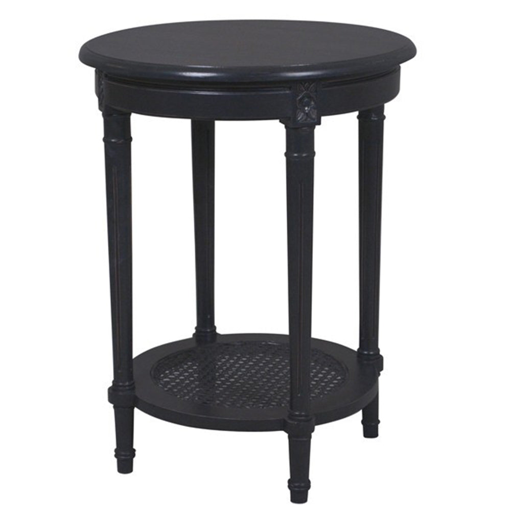 Pollo Occasional Round Table in Black