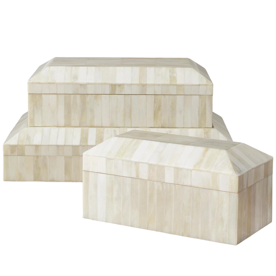 Elegance Bone Inlay Box with Lid