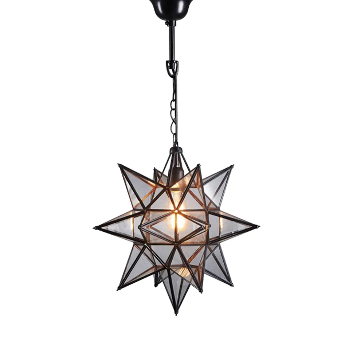 Handmade Star Pendant Light