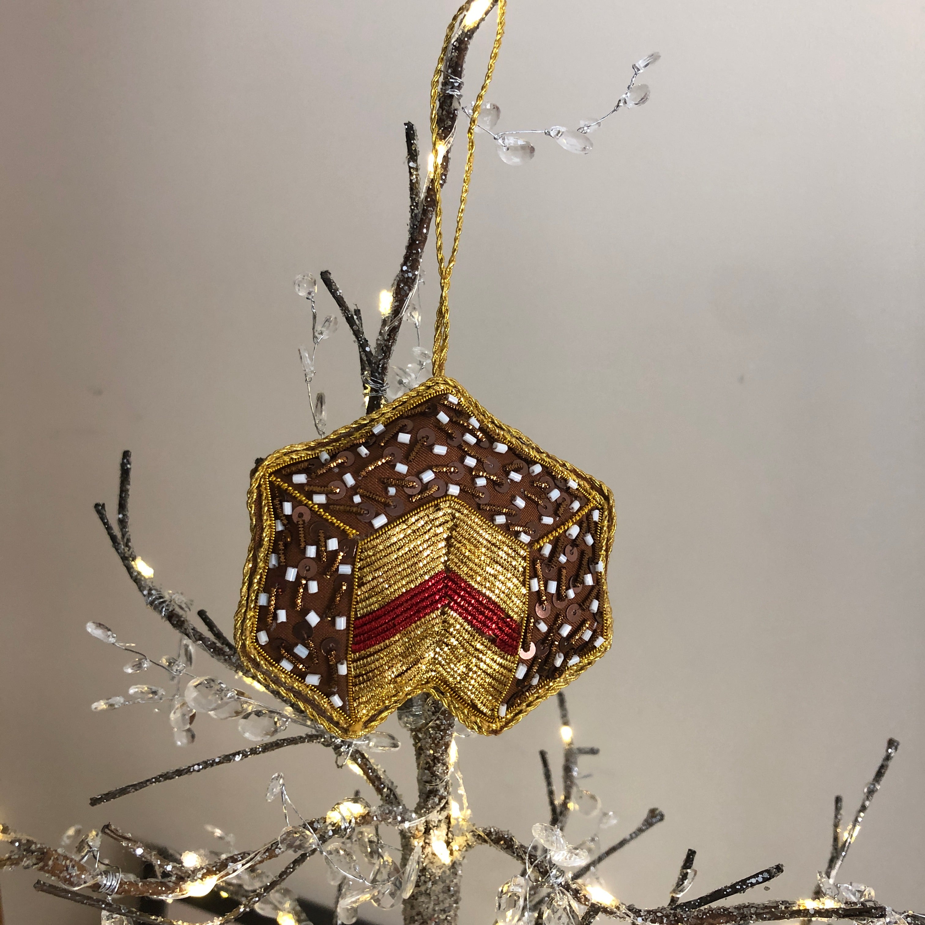 Lamington Sequin Hanging Decoration