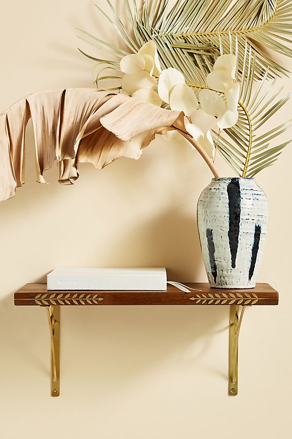 Trill Brass Inlay Shelf