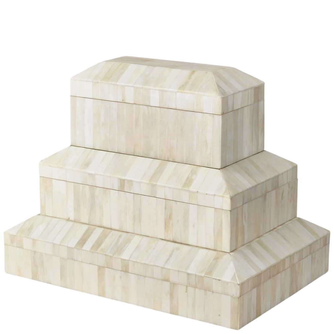 Elegance Bone Inlay Box with Lid