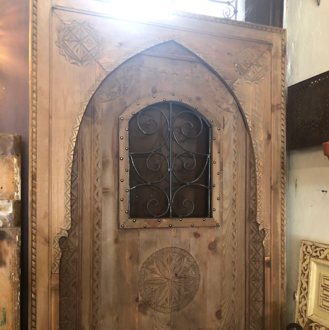 Marrakech Ironwork Working Door and Frame