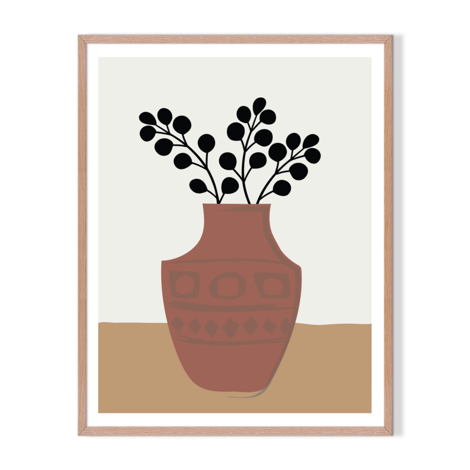 Boho Vase II Artwork