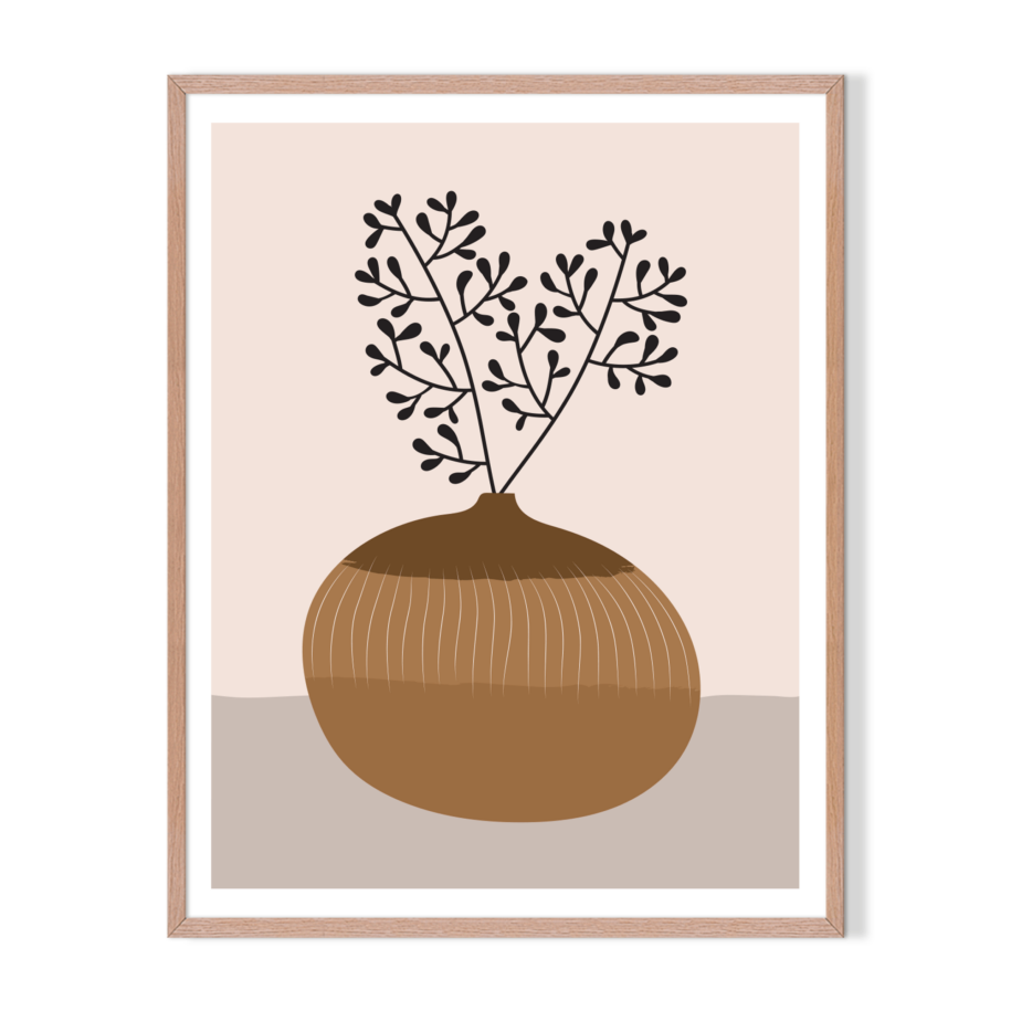 Boho Vase III Artwork