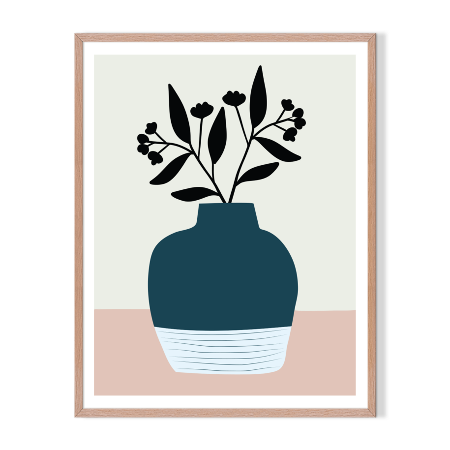 Boho Vase IV Artwork