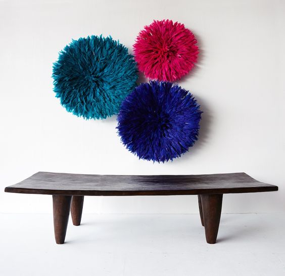 Small Bamileke Feather Juju Headdress