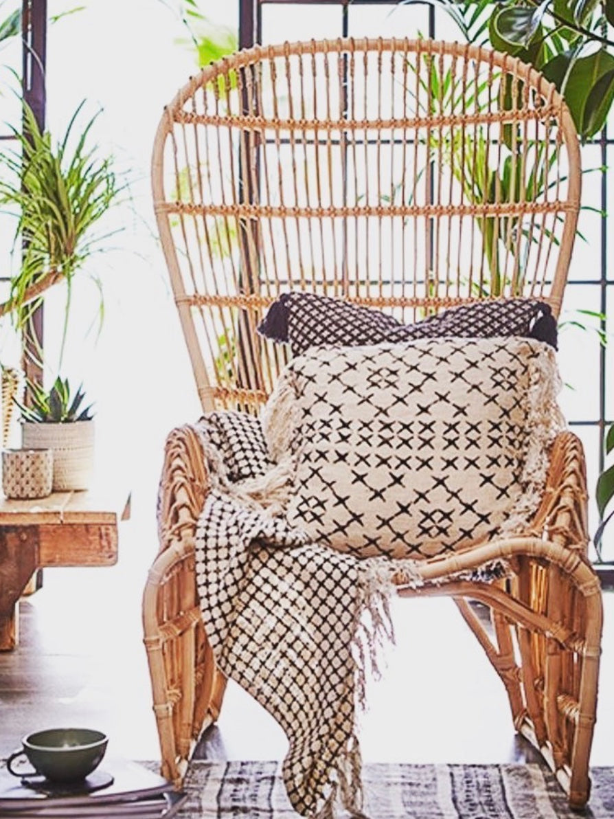 Peacock Chair in Rattan