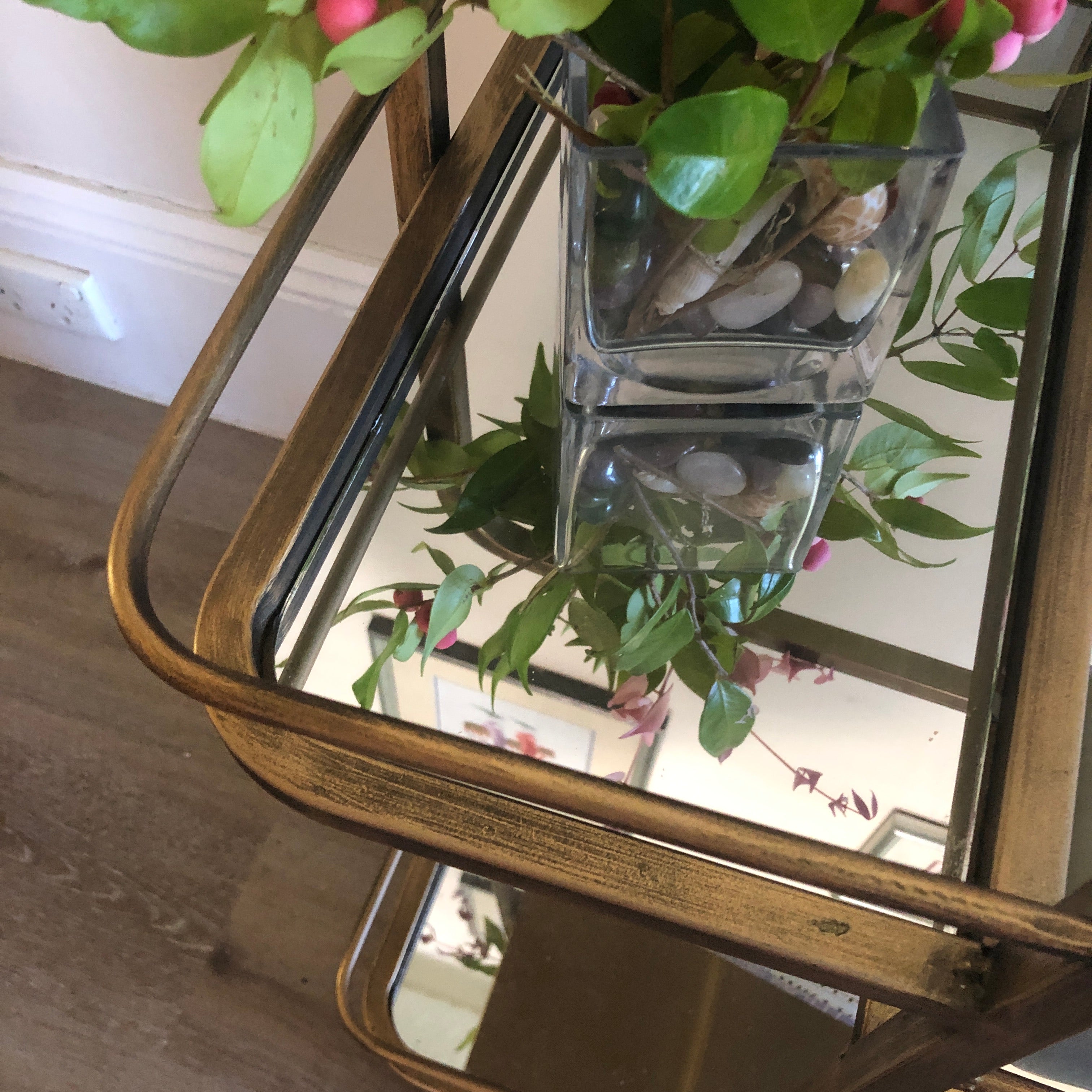 Kent Metal Side Table/Trolley