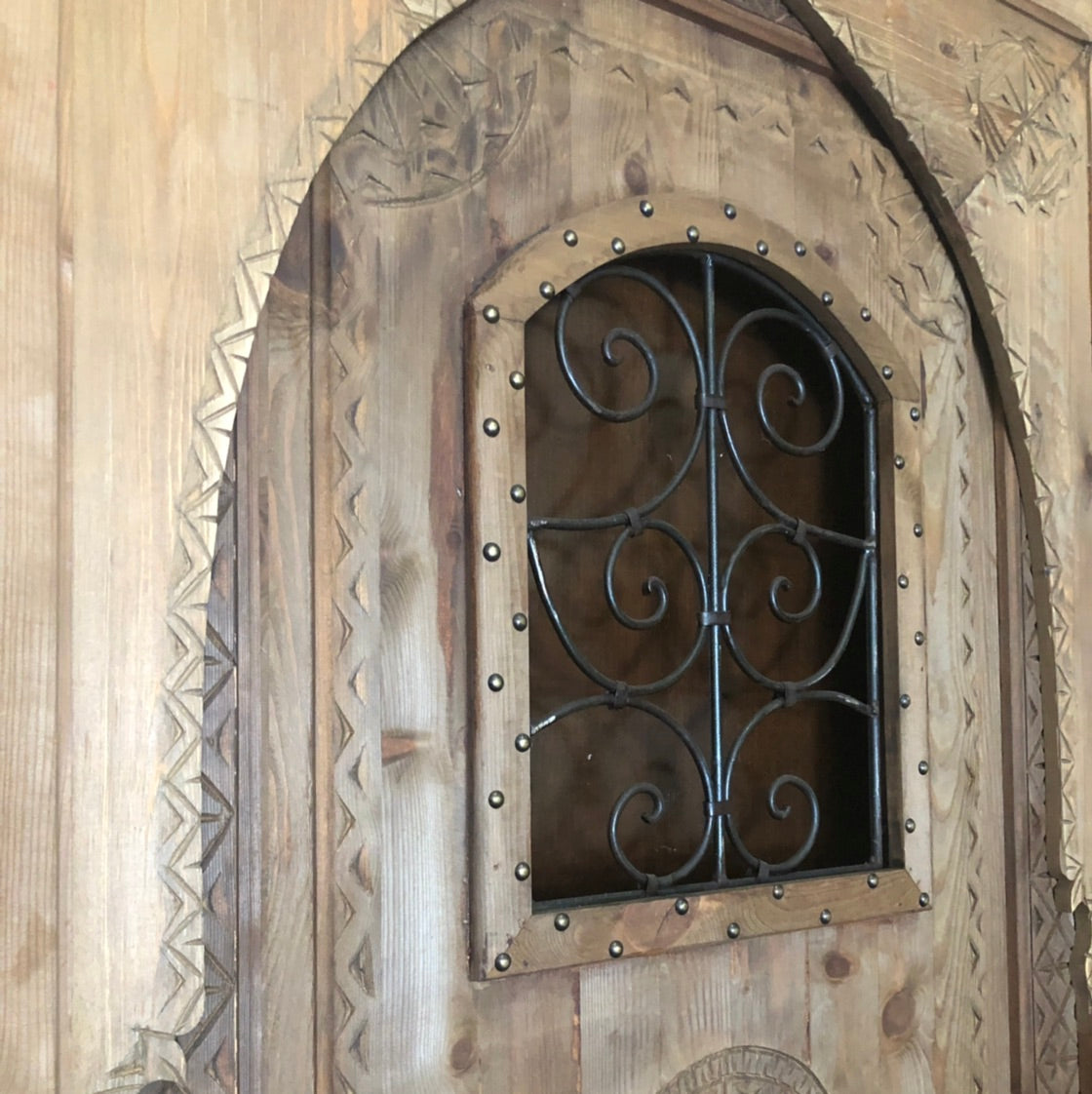 Marrakech Ironwork Working Door and Frame