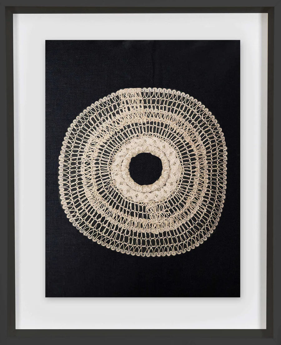 African Armour Black Artwork 67 x 85 cm in Black Frame