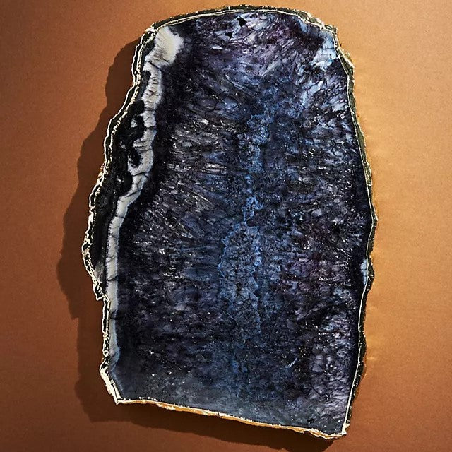 Agate Platter in Black