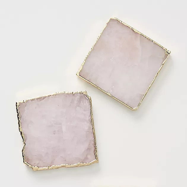 Agate Coaster in Pink