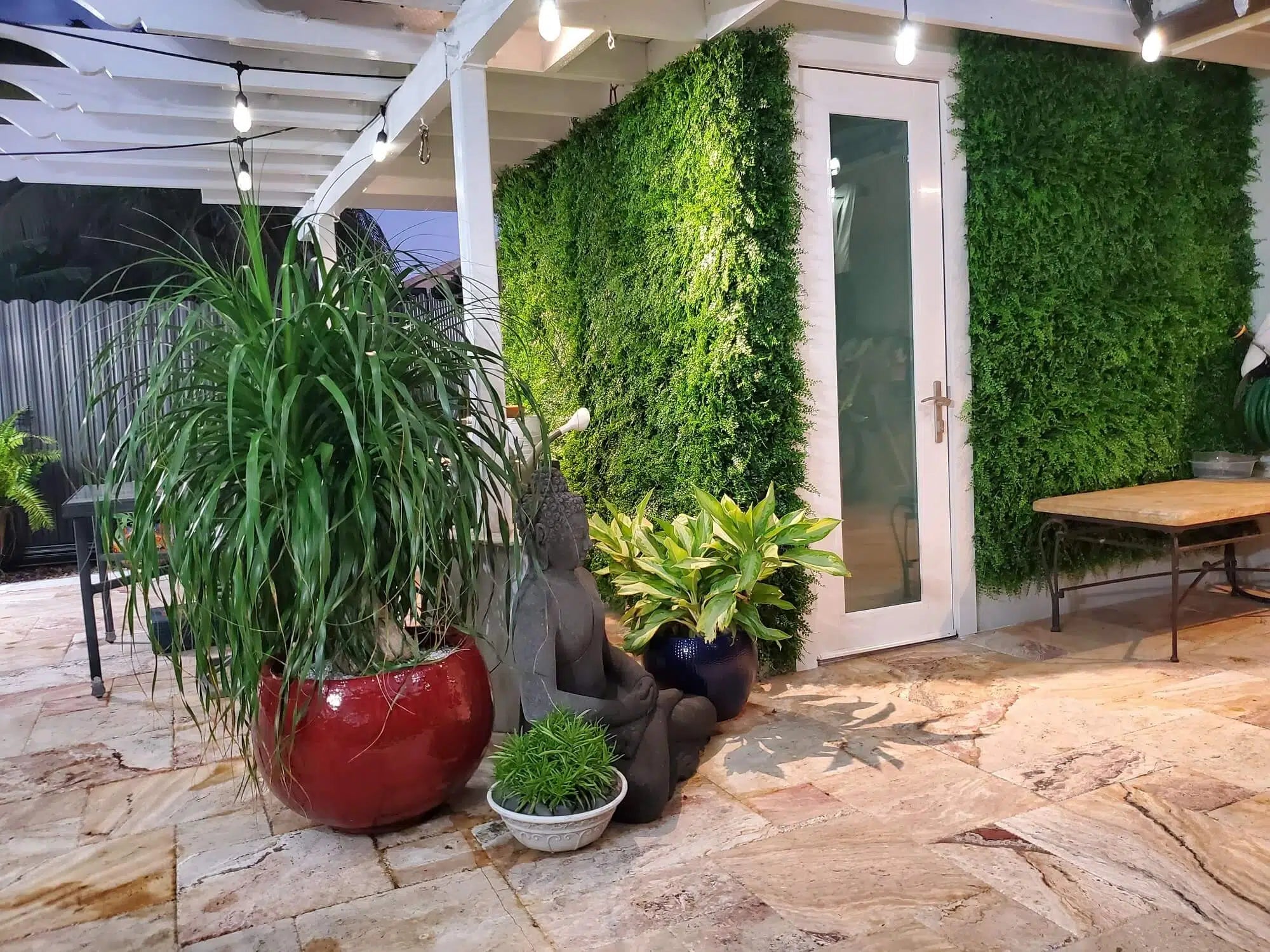 Artificial Fern Screen - 100cm Square