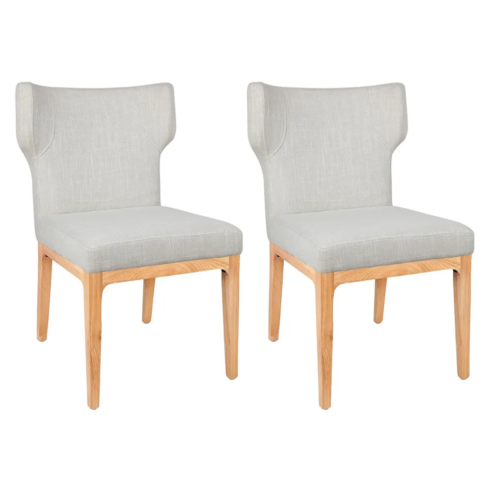 Ashton Natural Dining Chair in Natural - Set of Two