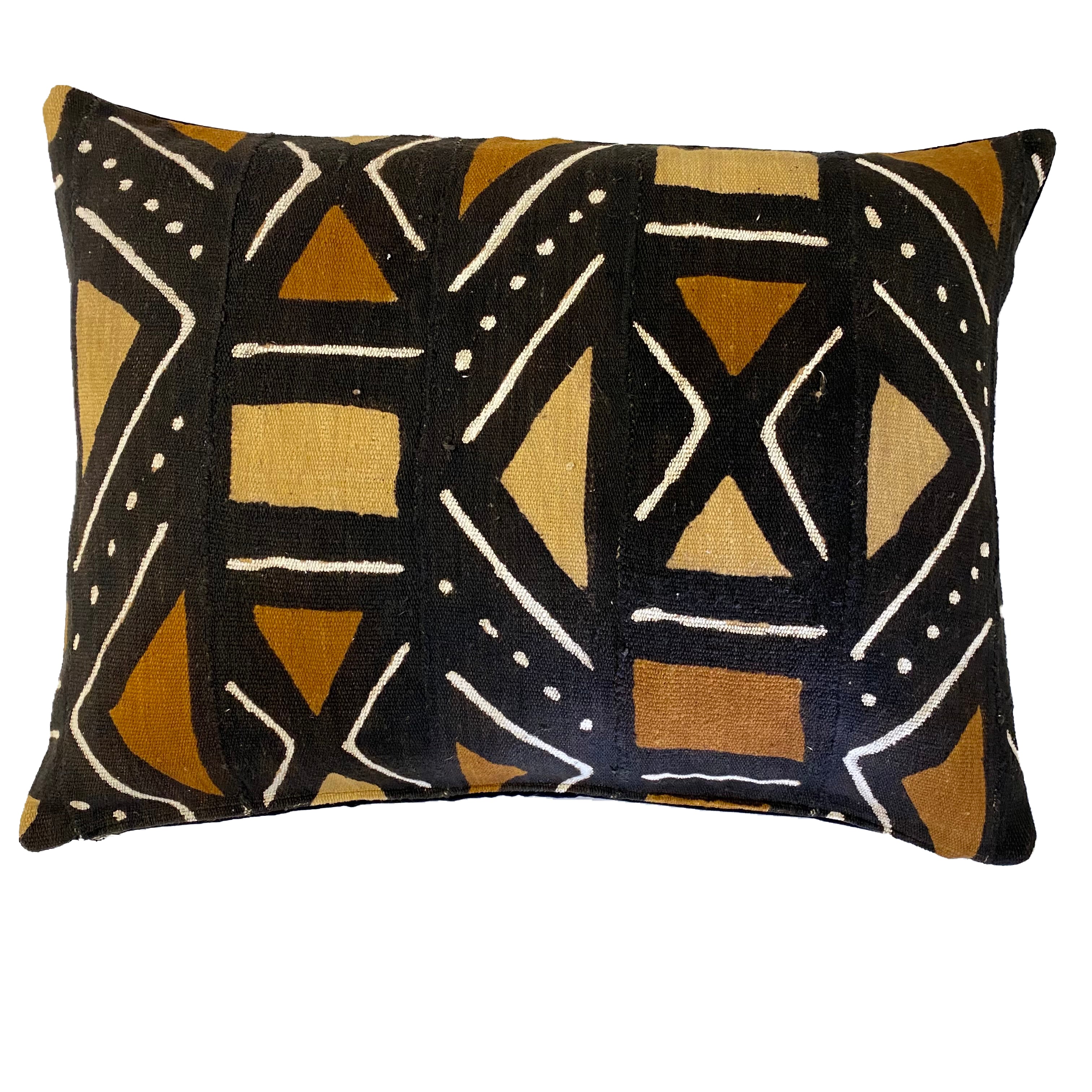 Authentic Earthtone Mudcloth Cushion (B)