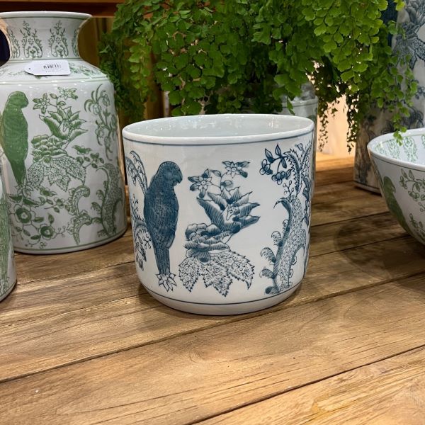 Chinoiserie Planter in Blue