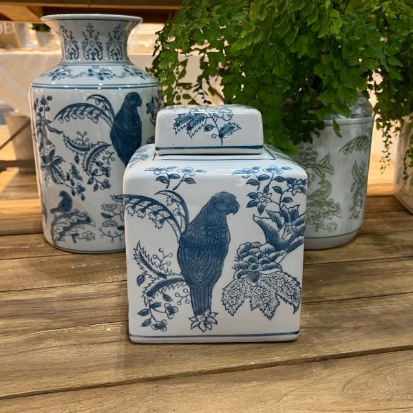 Chinoiserie Jar in Blue