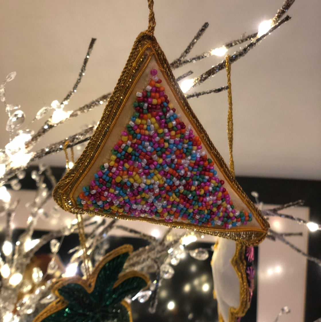 Fairy Bread Sequin Hanging Decoration