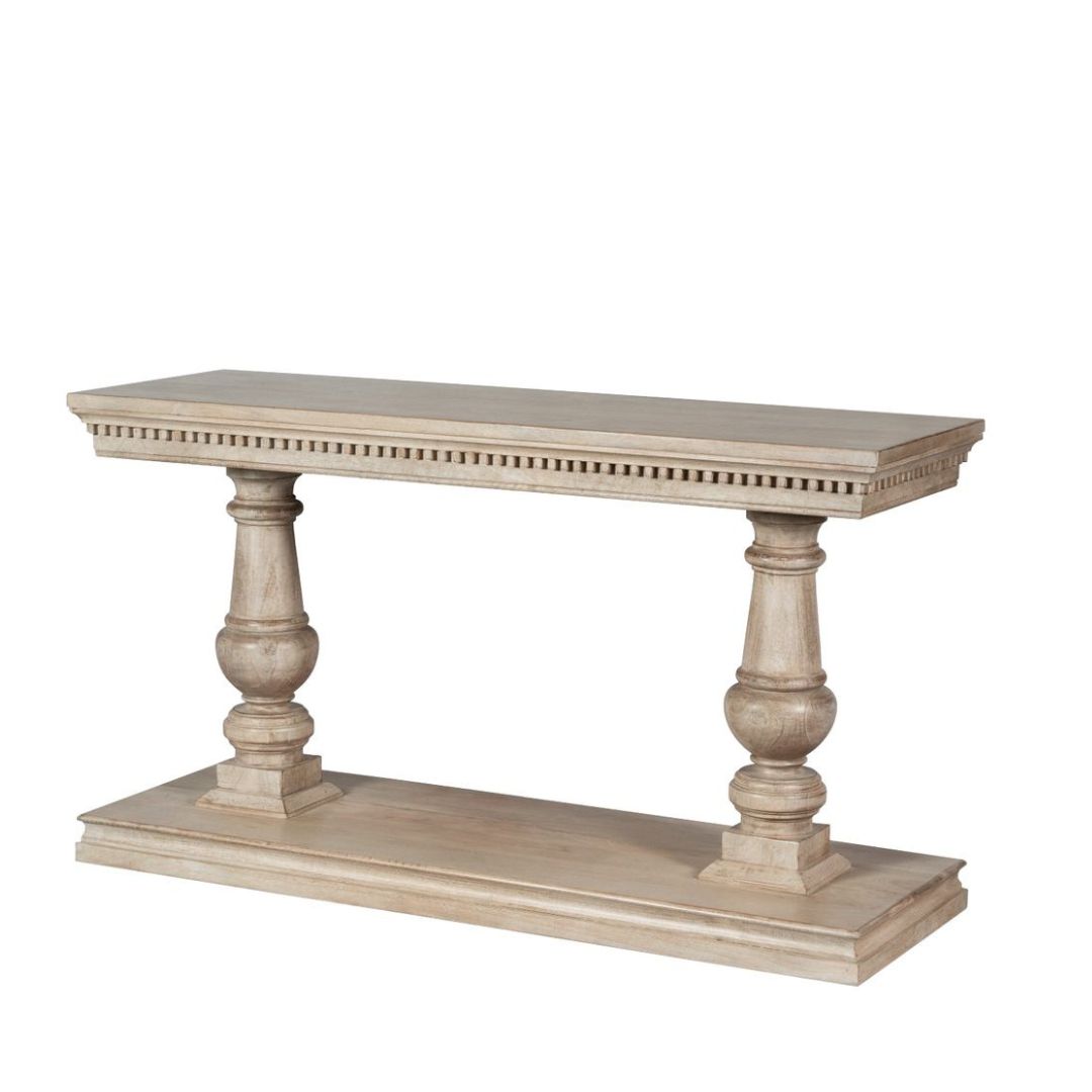Laurent Console Table in Biscuit