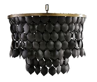 Piatos Hanging Lamp in Black