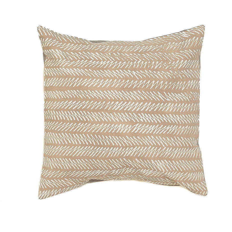 Malawi Cushion Range: Boab Boho Cushion Cover in Scribble Design